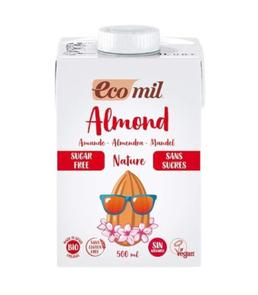 Ecomil Almond Nature 500ml  مشروب اللوز الطبيعي إيكميل
