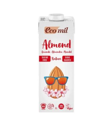Ecomil Boisson Amande Nature 1L  مشروب اللوز الطبيعي إيكميل