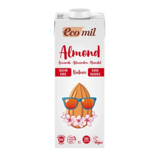 Ecomil Boisson Amande Nature 1L  مشروب اللوز الطبيعي إيكميل