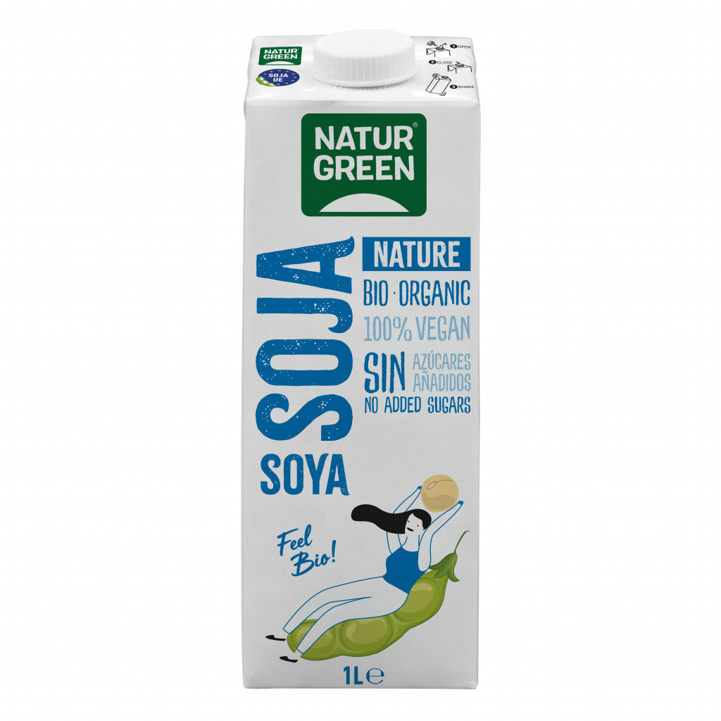 NaturGreen Lait de Soja BIO Nature 1L  مشروب صويا طبيعي