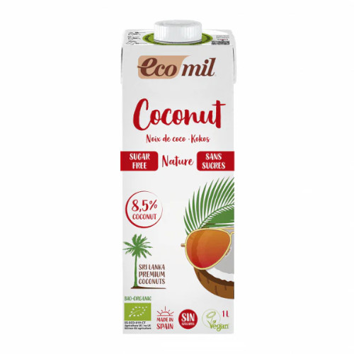 Ecomil Boisson Coco Nature 1L  مشروب جوز الهند طبيعي