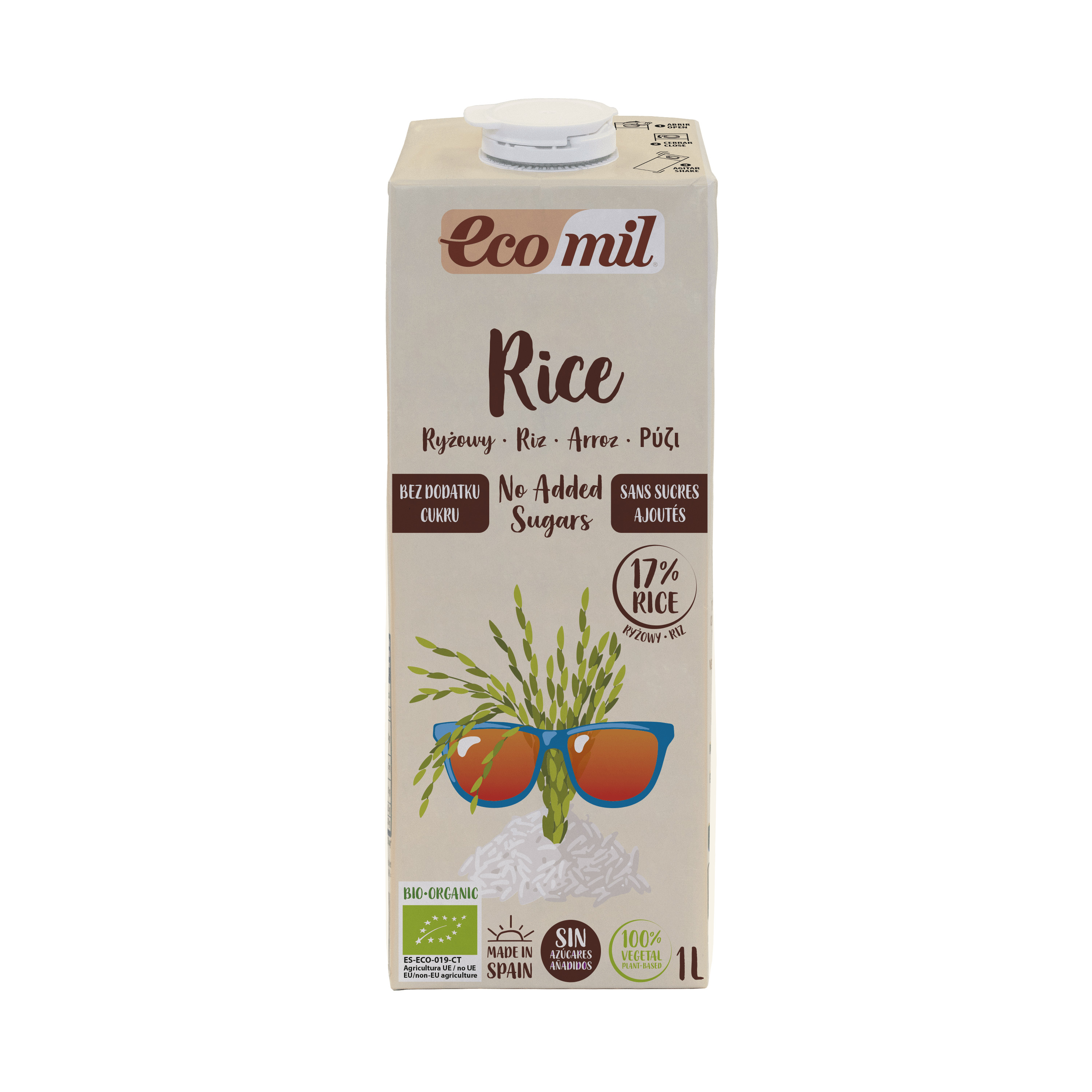Ecomil Boisson BIO Riz Nature 1L  مشروب أرز طبيعي
