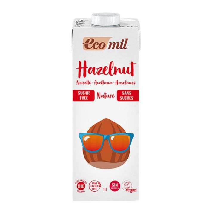 ECOMIL Lait BIO Noisette Nature 1L  إيكوميل مشروب البندق الطبيعي
