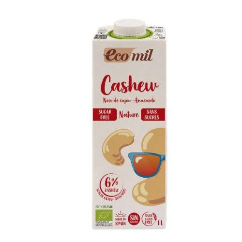 ECOMIL Lait BIO Noix de Cajou Nature 1L  إيكوميل مشروب الكاجو الطبيعي