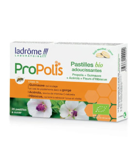 Ladrôme Pastilles Propolis Adoucissantes 20 comprimés  حبوب مص البروبوليس المهدئة