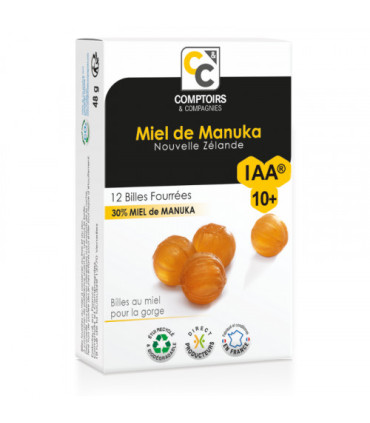 Comptoirs et Compagnies Billes Fourrees Miel Manuka 48g كرات محشوة بعسل المانوكا