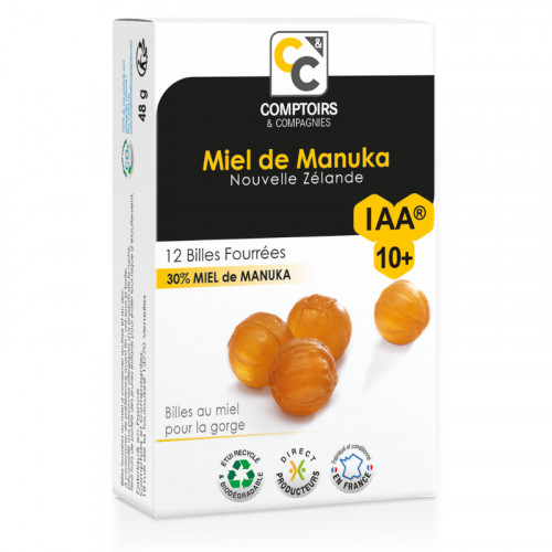 Comptoirs et Compagnies Billes Fourrees Miel Manuka 48g كرات محشوة بعسل المانوكا