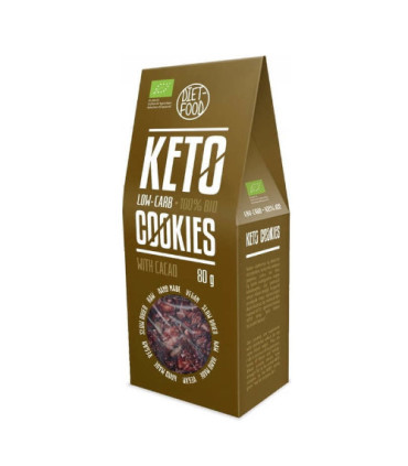 Diet Food Cookies Keto Cacao 80g كوكيز كيتو كاكاو