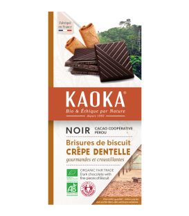 Kaoka Chocolat Crepe Dentelle 100g شوكولاتة مع رقائق الكريب