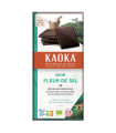 Kaoka Noir Fleur de Sel BIO 100g شوكولاتة داكنة بالملح البحري