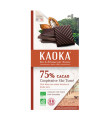 Kaoka Chocolat Noir Sao Tome 75% BIO 100g شوكولاتة داكنة من ساو تومي
