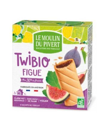 Le Moulin du Pivert Twibio Fourré aux Figues 150G  تويبيو محشو بالتين