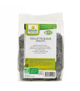 Moulin des Moines Graines de Pavot Bleu 250G  بذور الخشخاش الأزرق
