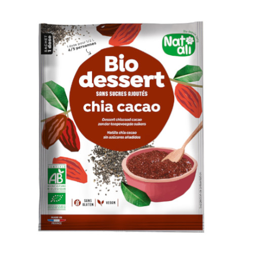 Natali Poudre à Lever BIO Sans Phosphate 2 × 7 g (Sans Gluten)  مسحوق الخبيز خال من الفسفور