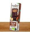 Saveurs & Nature Bouchées Praliné Noisette Chocolat 70% 45G  قطع البندق المحشو بالبراين مع الشوكولاتة