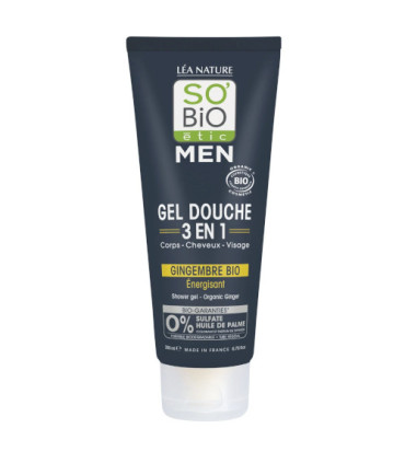 So Bio Gel Douche Homme Gingembre 200ml جل الاستحمام الرجالي بالزنجبيل