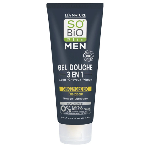 So Bio Gel Douche Homme Gingembre 200ml جل الاستحمام الرجالي بالزنجبيل