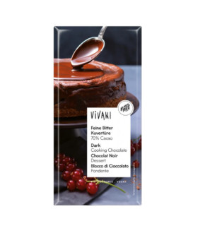 Vivani tablette de chocolat dessert noir 70% 150g لوح شوكولاتة سوداء للتحلية بنسبة
