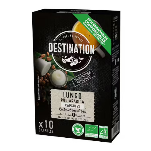 Destination Capsules Lungo 10x5.5g كبسولات لونغو