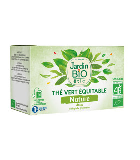 Jardin Bio Infusion Thé Vert Nature Doux شاي أخضر طبيعي لطيف