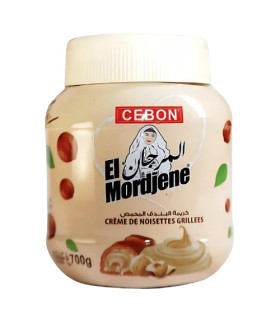 Cebon El Mordjene Crème De Noisettes Grillées 700g كريمة البندق المحمص