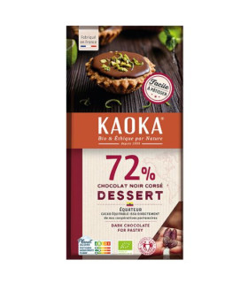 Kaoka Chocolat Noir Corse Dessert 200g شوكولاتة داكنة للحلويات