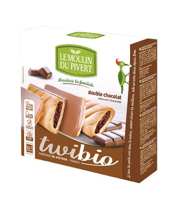 Le Moulin du Pivert Twibio Fourré au Chocolat au Lait 150G  تويبيو محشو بالشوكولاتة بالحليب