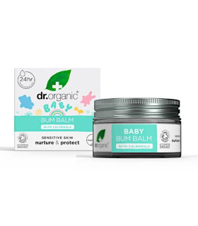 Dr Organic Calendula Bebe Baume Pour Le Change 35g بلسم الآذريون العضوي لتغيير حفاضات الأطفال