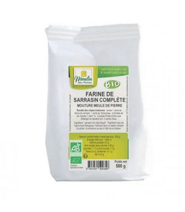 MDM Farine de Sarrasin Complèt Bio 500g طحين الحنطة السوداء