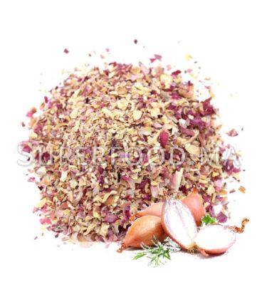 Échalotes séchées en granulés بصل صغير مجفف مجروش