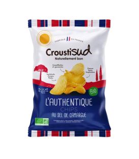 CROUSTISUD CHIPS DE POMME DE TERRE ONDULEE BIO 100G رقائق البطاطس المملحة