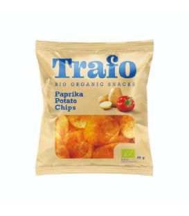 Chips de pomme de terre Bio paprika TRAFO 40 g  رقائق البطاطس بنكهة البابريكا