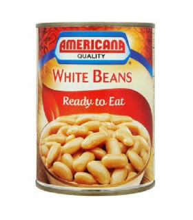 AMERICANA HARICOTS BLANCS (WHITE BEANS) 400G  فاصوليا بيضاء