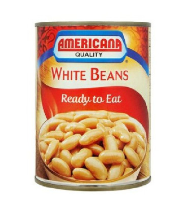 AMERICANA HARICOTS BLANCS (WHITE BEANS) 400G  فاصوليا بيضاء