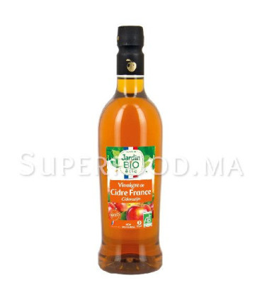 Vinaigre de Pomme Bio Cru Non pasteurisé, avec la Mère  خل التفاح العضوي الخام مع الأم