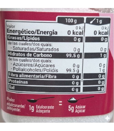 Édulcorant Érythritol Sucralose Hacendado 200g  محلي الإريثريتول والسوكرالوز