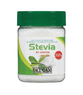 Stévia érythritol en Poudre  Hacendado 200g  ستيفيا بودرة