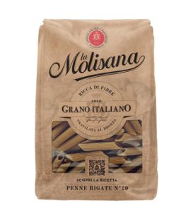 Penne Rigate Intégrale N°20 La Molisana 500g بيني ريغاتي القمح الكامل