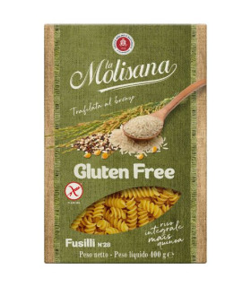 Fusilli Gluten Free N°28 La Molisana 400g فوزيلي خالي من الغلوتين