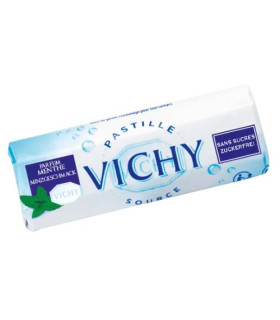 Pastilles Vichy Menthe Sans Sucre 19g أقراص فيشي بالنعناع بدون سكر