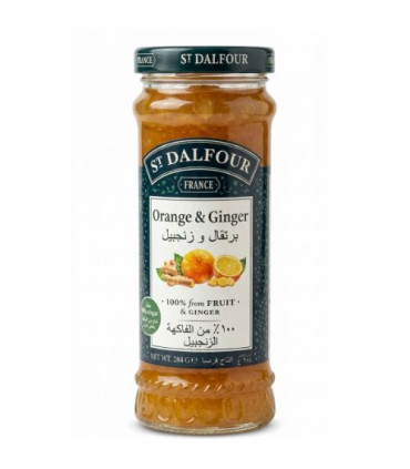 Confiture St Dalfour Orange et Gingembre Sans Sucre 284g مربى سانت دالفور برتقال وزنجبيل بدون سكر