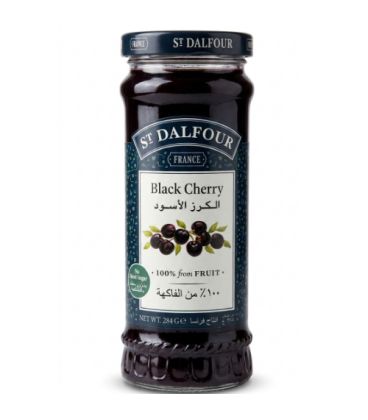 Confiture St Dalfour Cerises Noires Sans Sucre 284g مربى سانت دالفور الكرز الأسود بدون سكر