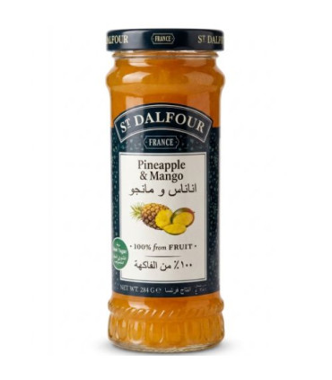 Confiture St Dalfour Ananas et Mangue Sans Sucre 284g مربى سانت دالفور أناناس ومانغو بدون سكر
