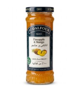 Confiture St Dalfour Ananas et Mangue Sans Sucre 284g مربى سانت دالفور أناناس ومانغو بدون سكر