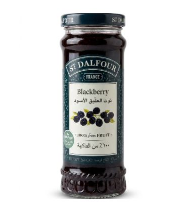 Confiture St Dalfour Mûres Sauvages Sans Sucre 284g مربى سانت دالفور توت العليق البري بدون سكر
