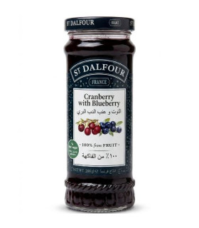 Confiture St Dalfour Airelles et Myrtilles Sans Sucre 284g مربى سانت دالفور توت الغابة وتوت بري بدون سكر