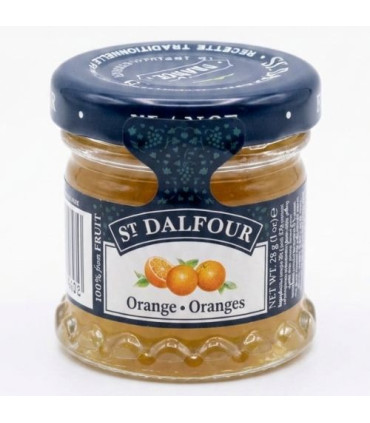 Confiture St Dalfour Orange Marmelade Sans Sucre mini pot 28g مربى سانت دالفور مربى البرتقال بدون سكر وعاء صغير