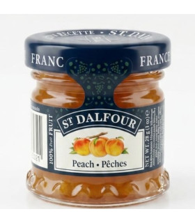 Confiture St Dalfour Pêche Sans Sucre mini pot 28g مربى سانت دالفور الخوخ بدون سكرعاء صغير