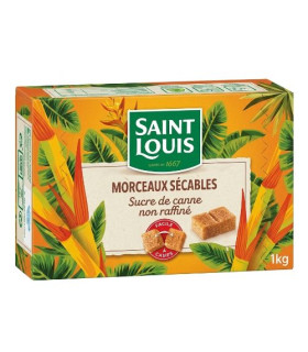 Morceaux Sécables Sucre de Canne Brun 1kg قطع سكر قصب بني