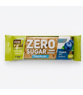 Barre de Céréales Avoine Myrtille Rice Up Sans Gluten Zéro Sucre 70g